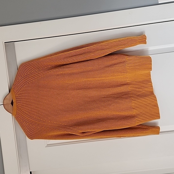 Urban Outfitters mustard yellow open knit cardigan with pockets! - Picture 6 of 9